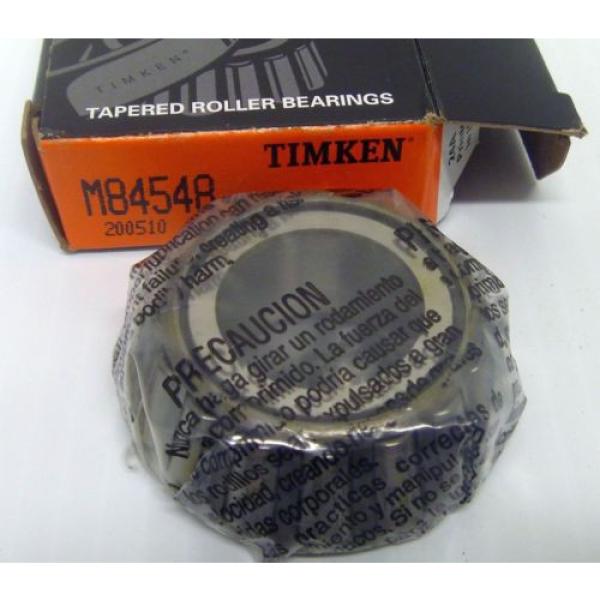 Timken M84548 Tapered Roller Bearing: 25.4mm Bore, 57.15mm O.D., 19.431mm Width #1 image