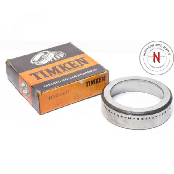 Timken HM88610 Tapered Roller Bearing Outer Race Cup, Steel #1 image
