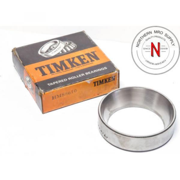 Timken HM88610 Tapered Roller Bearing Outer Race Cup, Steel #2 image