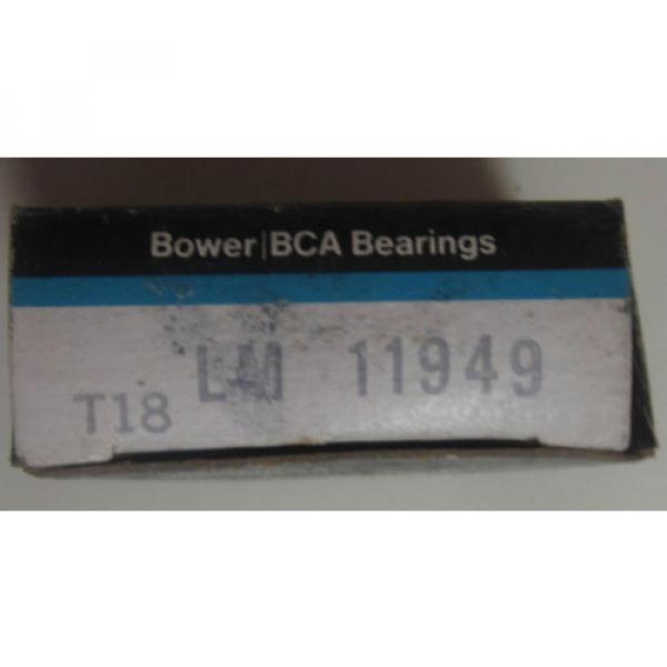BCA Bower Bearings / Federal Mogul LM11949 Tapered Roller Bearing #4 image