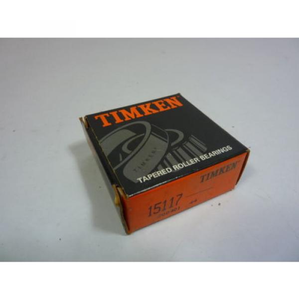 Timken 15117 Tapered Roller Bearing   NEW #1 image