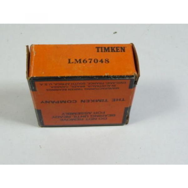 Timken LM67048 Tapered Roller Bearing  NEW #3 image