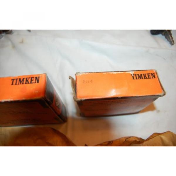 Timken Tapered Roller Bearing 554 &amp; Timken Race 552B #4 image
