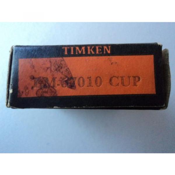 New Original Timken Tapered Roller Bearing LM-67010 Cup NOS #3 image
