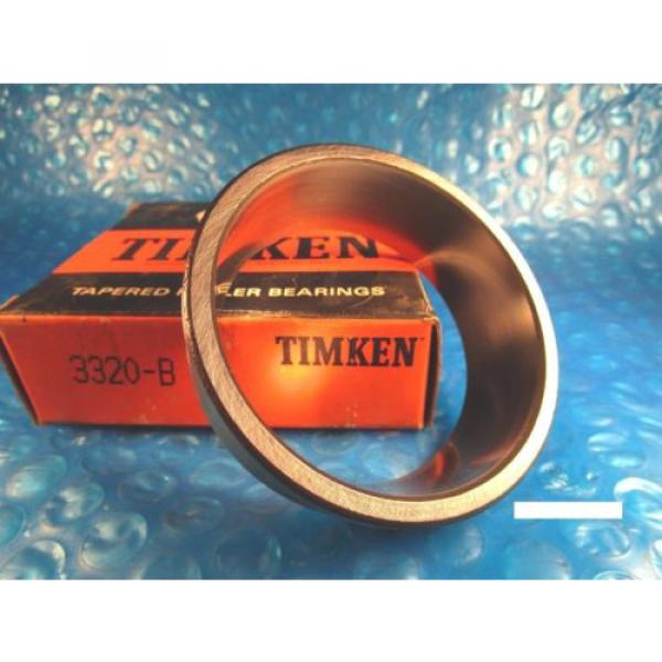 Timken 3320-B, Tapered Roller Bearing Single Cup with Flange #3 image