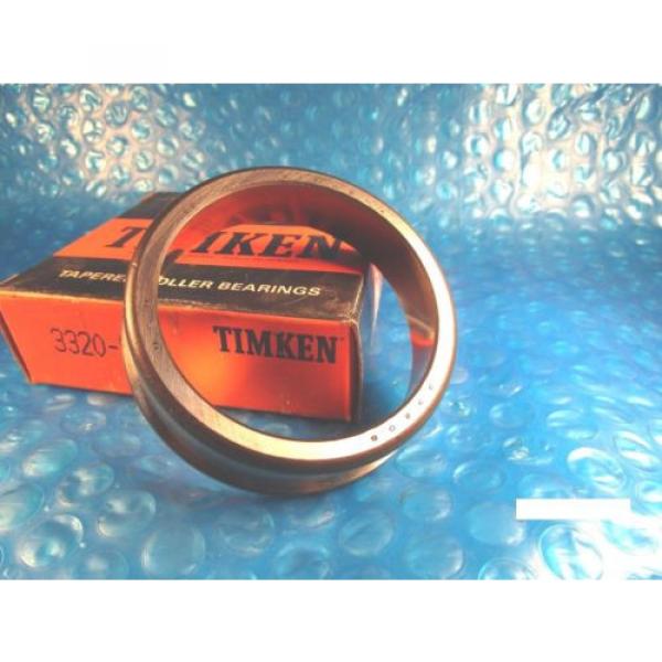Timken 3320-B, Tapered Roller Bearing Single Cup with Flange #4 image