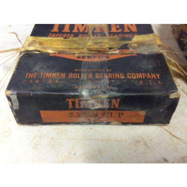 (1) Timken 532A Tapered Roller Bearing, Single Cup, Standard Tolerance, Straight #1 image