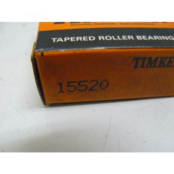 NEW TIMKEN 15520 TAPERED ROLLER BEARING #2 image