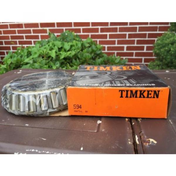 594 TIMKEN New Taper, Old Stock, Tapered Roller Bearing, Semi-Truck #3 image