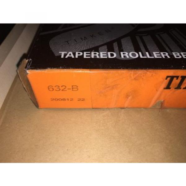 632-B Timken New Taper 632B Tapered Roller Bearing NOS New #2 image