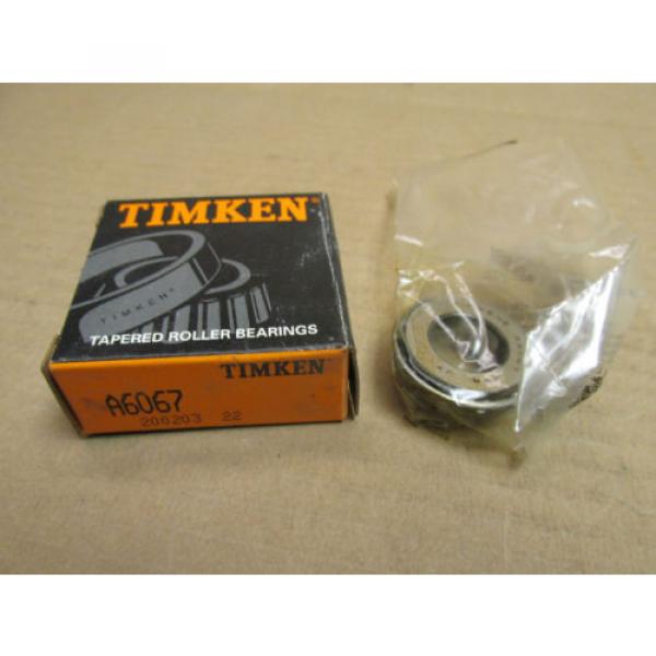 NIB TIMKEN A6067 TAPERED ROLLER BEARING A 6067 17 mm ID NEW #1 image