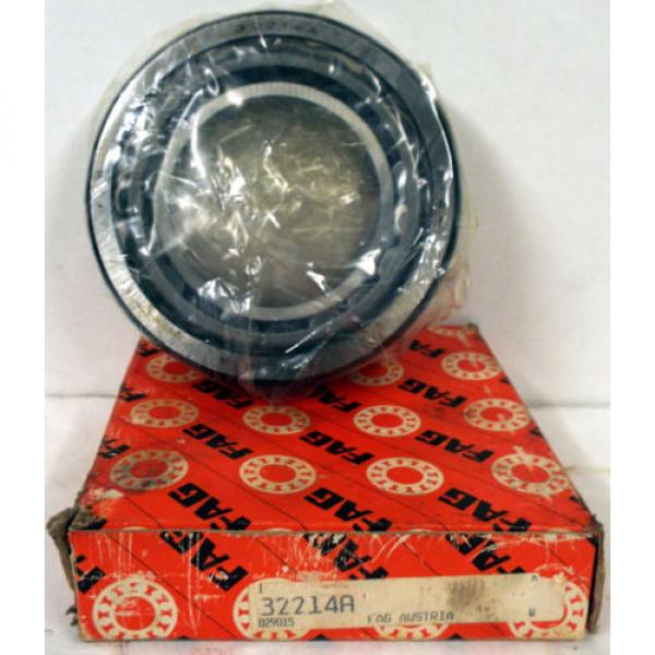 1 NEW FAG 32214A SINGLE ROW TAPERED ROLLER BEARING #1 image