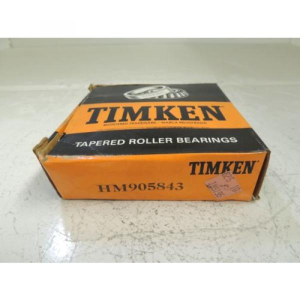 Timken Tapered Roller Bearings HM905843, NIB #3 image