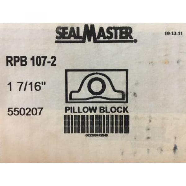 SEALMASTER RPB 107-2 1-7/16&#034;dia Bore Tapered Roller Pillow Block Bearing #4 image