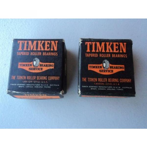 Lot of 2 New Timken Tapered Roller Bearing LM-11910 Cup &#034;NOS&#034; #1 image