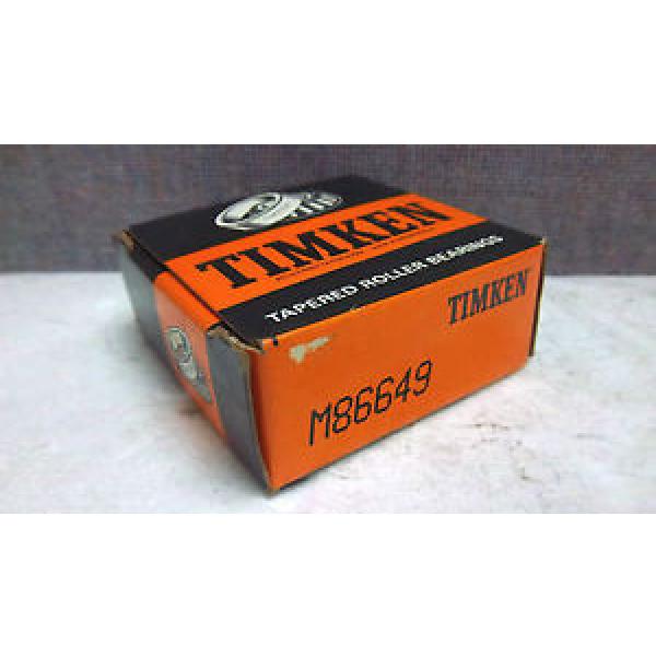 TIMKEN TAPERED ROLLER BEARING M86649 NEW M86649 #1 image