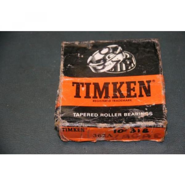 Timken Tapered Roller Bearing 362A #1 image