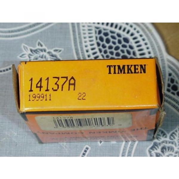 Timken 14137A Tapered Roller Bearing, Single Row, 199911 22, NEW IN BOX! #2 image
