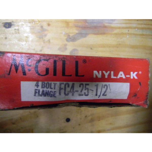 ONE McGILL FC4-25-1/2 FOUR BOLT NYLA-K FLANGE BEARING NIB #3 image