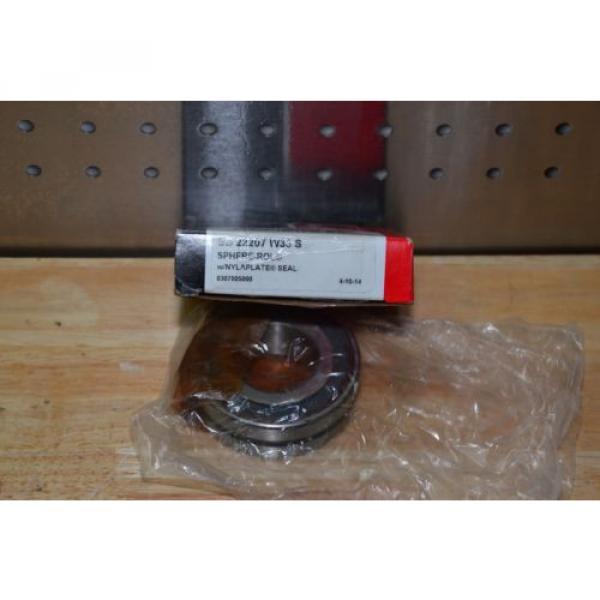 McGill Precision Bearing Sphere-Rol w/NYLAPLATE Seal SB22207W33S  NEW #3 image