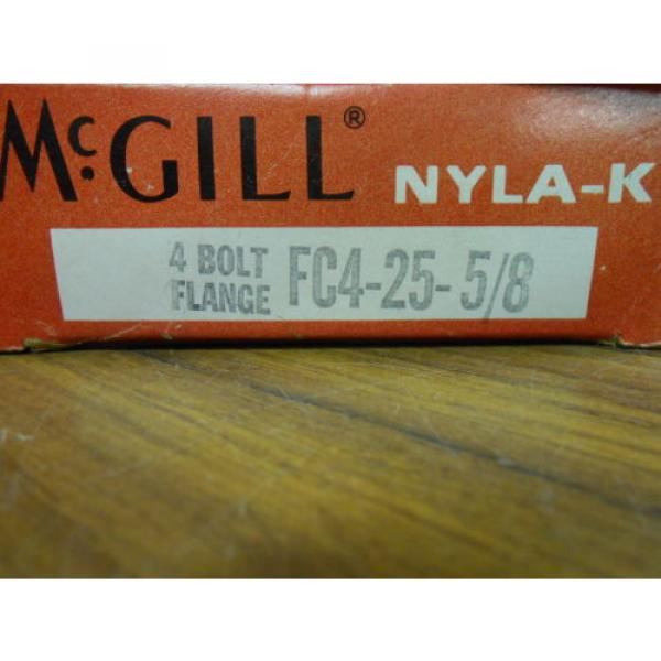 McGILL NYLA-K 4 BOLT FLANGE BEARING  FC4-25-5/8 ............... WQ-137 #1 image