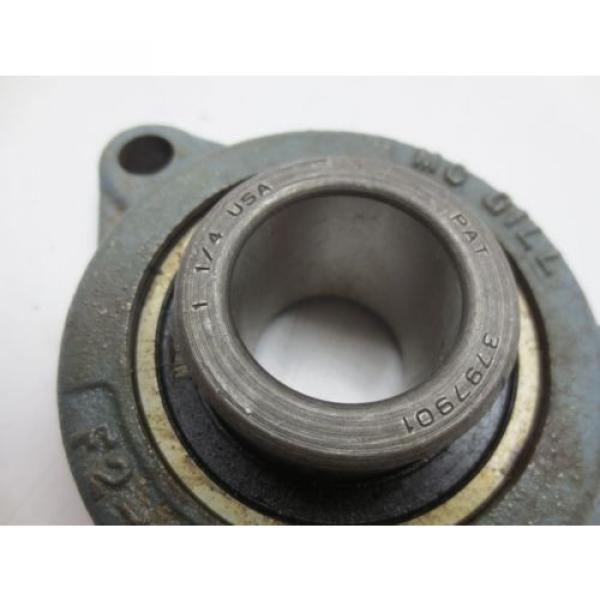 McGill MB-25-1 1/4 Bearing (1-1/4&#034; ID) With F2-07 Flange Mount #4 image