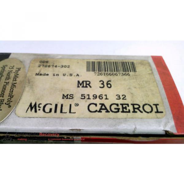 MCGILL MS 51961 32, CAGEROL NEEDLE ROLLER BEARING, 2-1/4&#034; BORE, NEW #222216 #3 image