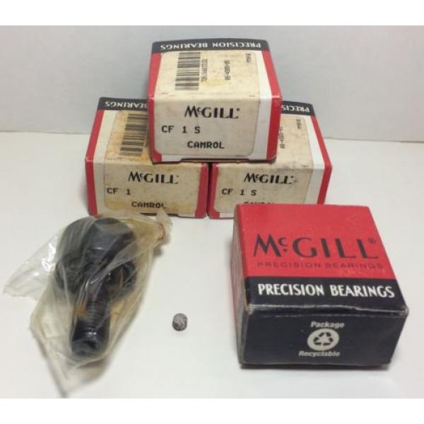 McGill Precision Bearings CamRol CF1S Cam Follower NIB Set Of 4 #1 image