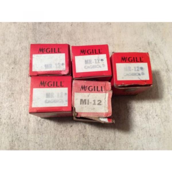 5- MCGILL  /bearings #MI-12 ,30 day warranty, free shipping lower 48! #1 image