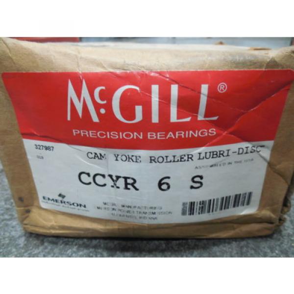NEW McGill CCYR-6-S Cam Yoke Roller Lubri-Disc Follower Bearing #2 image