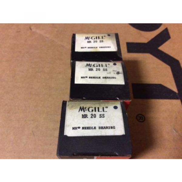 3-McGILL bearings#MR 20 SS ,Free shipping lower 48, 30 day warranty! #1 image