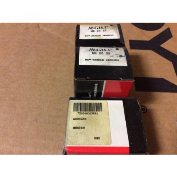 3-McGILL bearings#MR 20 SS ,Free shipping lower 48, 30 day warranty! #2 image