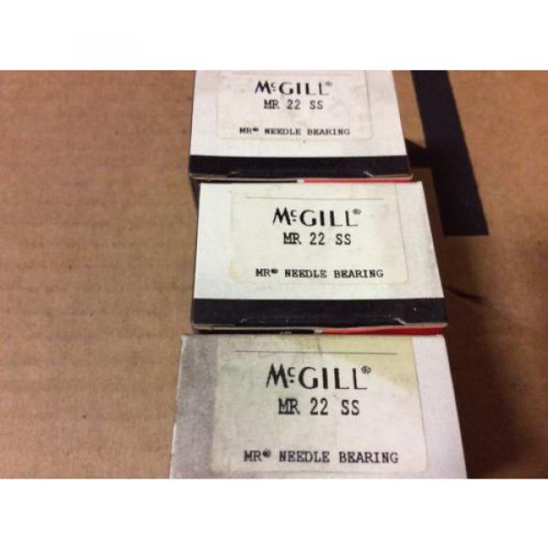 3-McGILL bearings#MR 22 SS ,Free shipping lower 48, 30 day warranty! #1 image