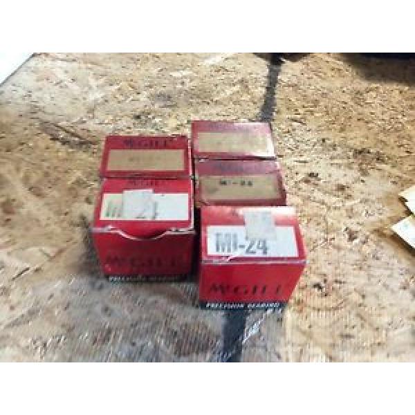5-McGill bearings, #MI-24, box is rough, NOS, 30 day warranty #1 image