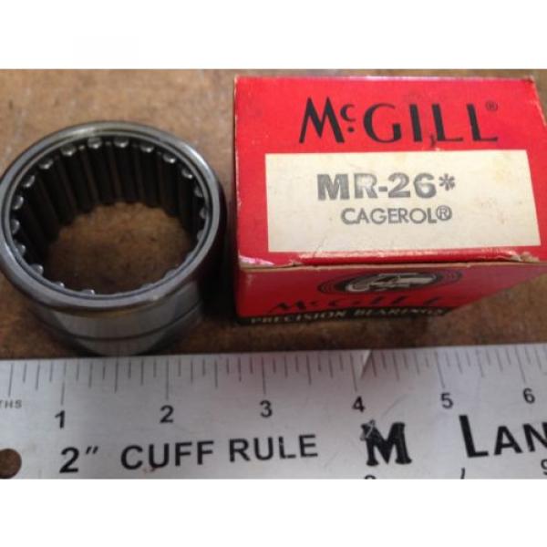 NEW 3PCS  McGILL MR-26 CAGEROL BEARINGS, 1-5/8&#034; X 2-3/16&#034; X 1-1/4&#034;  BB #1 image