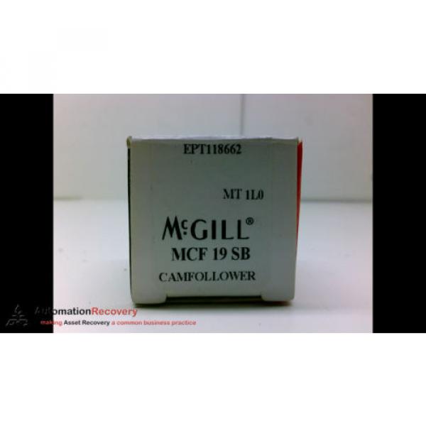 MCGILL MCF 19 SB CAM FOLLOWER, 19MM OD, NEW #196140 #4 image