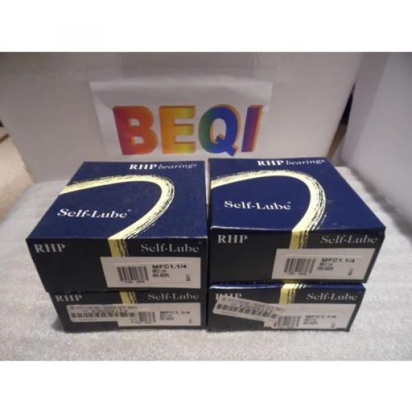 Tapered Roller Bearings NSK  558TQO736A-2  RHP MFC1. 1/4  Flanged Bearing Unit 4 Hole MFC1 1/4 NIB LOT OF 4 #1 image