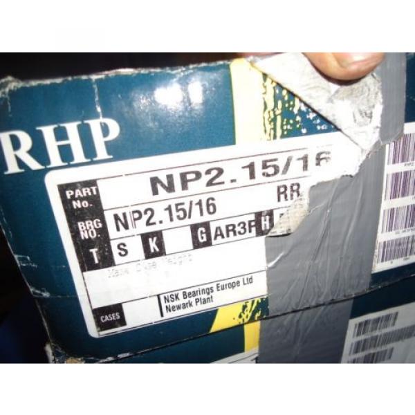 Industrial Plain Bearing RHP  EE749259DGW/749334/749335D  (NSK) NP2-15/16 RHP New Ball Bearing Pillow Block New In Box #2 image