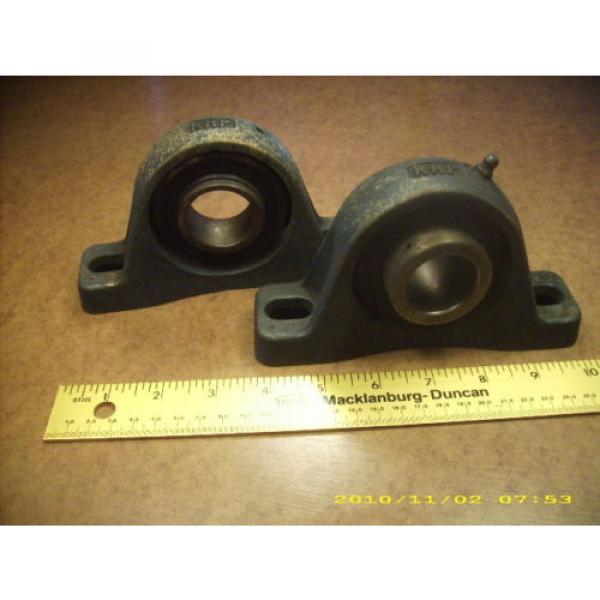 Belt Bearing (2)  655TQO935-1  used RHP pillow block bearing units NP5 MP2   1 1/4&#034; bore #1 image