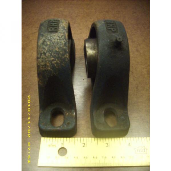 Belt Bearing (2)  655TQO935-1  used RHP pillow block bearing units NP5 MP2   1 1/4&#034; bore #5 image