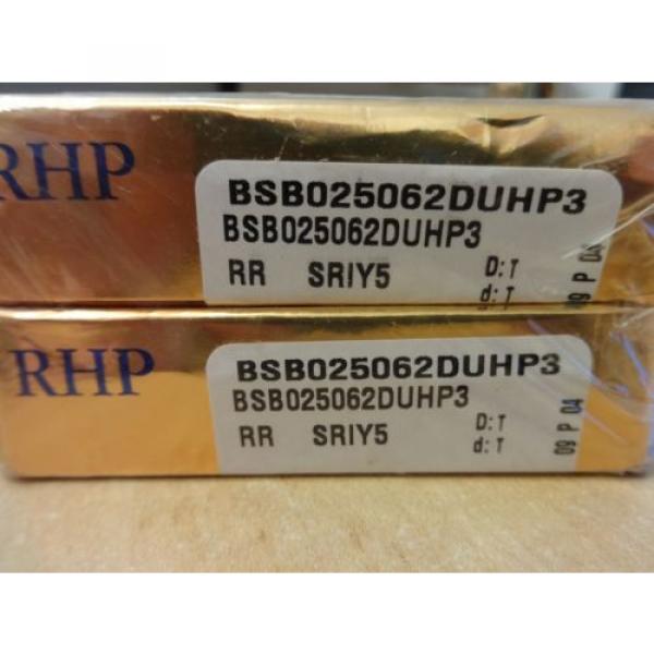 Industrial TRB RHP  595TQO845-1  HIGH PRECISION BEARING PAIR BALLSCREW SUPPORT BSB025062DUHP3 #2 image