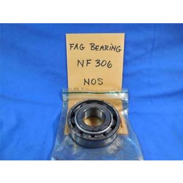 Roller Bearing Norton  3806/780/HCC9  NOS / RHP 30x72x19  Fag Bearing NF306  N593 #1 image