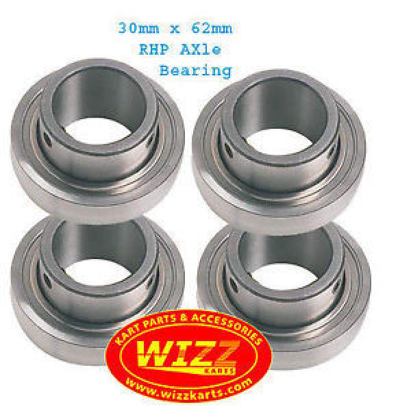 Tapered Roller Bearings RHP  630TQO890-1  Set of 4  30mm x 62mm Axle Bearing FREE POSTAGE WIZZ KARTS #1 image