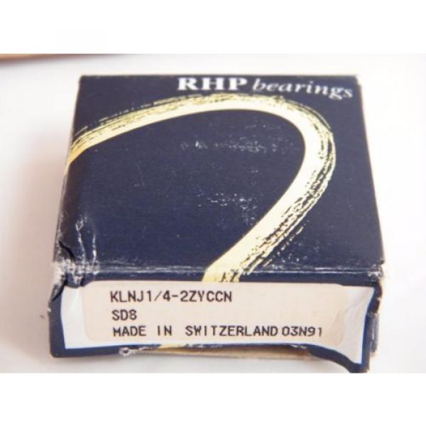 Tapered Roller Bearings RHP  863TQO1169A-1  KLNJ1/4 2ZYC Bearing SD8 #1 image