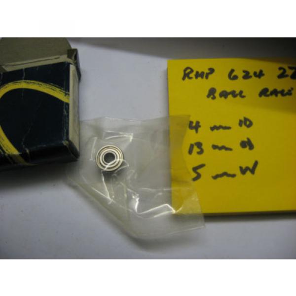 Belt Bearing RHP  M282249D/M282210/M282210D  624 ZZ metal shielded ball bearing race.4mm id x 13mm od x 5mm wide.. #2 image