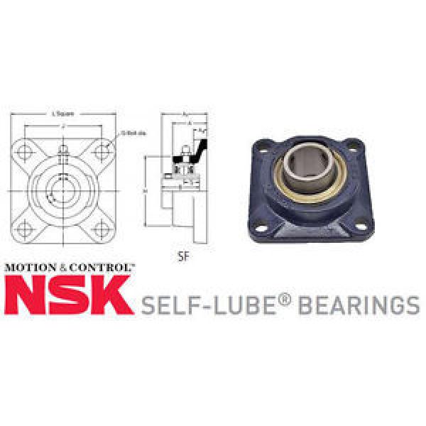 Belt Bearing RHP  530TQO780-2  SF self lube 4 hole square flange units c/w bearings #1 image